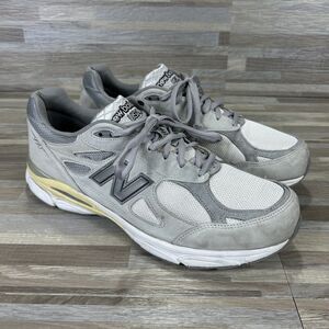 New Balance 990v3 Men’s Size 14 2E Wide Grey White Sneakers US990MC3 USA Made